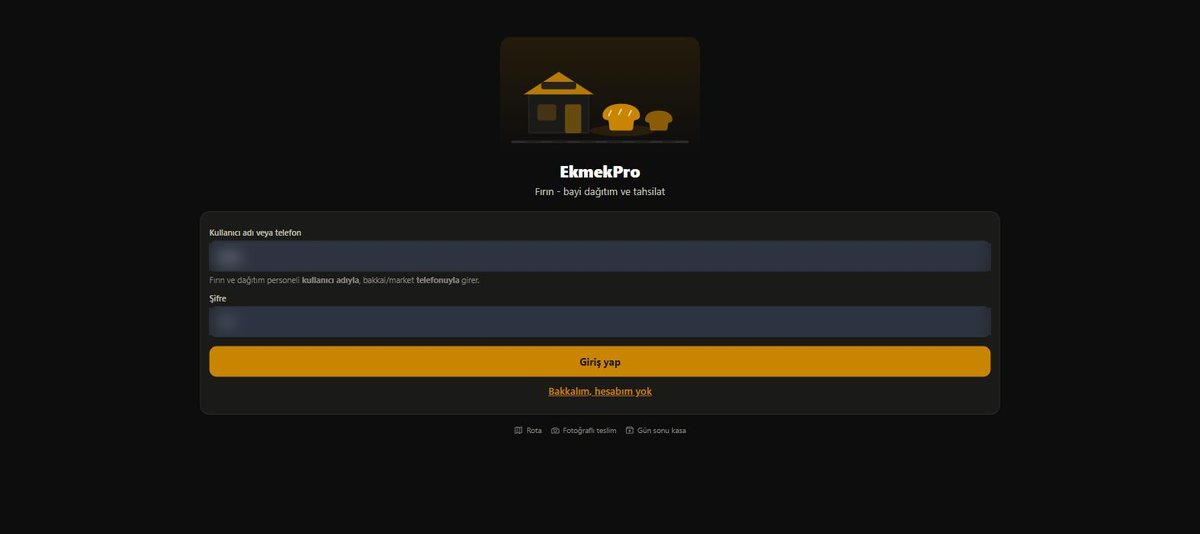 EkmekPro screenshot